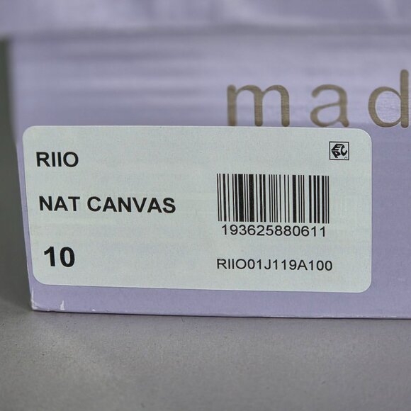 NWT Madden Girl RIIO Womens Canvas Ankle Strap Block Heel Sandals - Picture 7 of 8